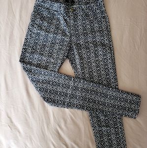 H&M snakeskin patterned pants